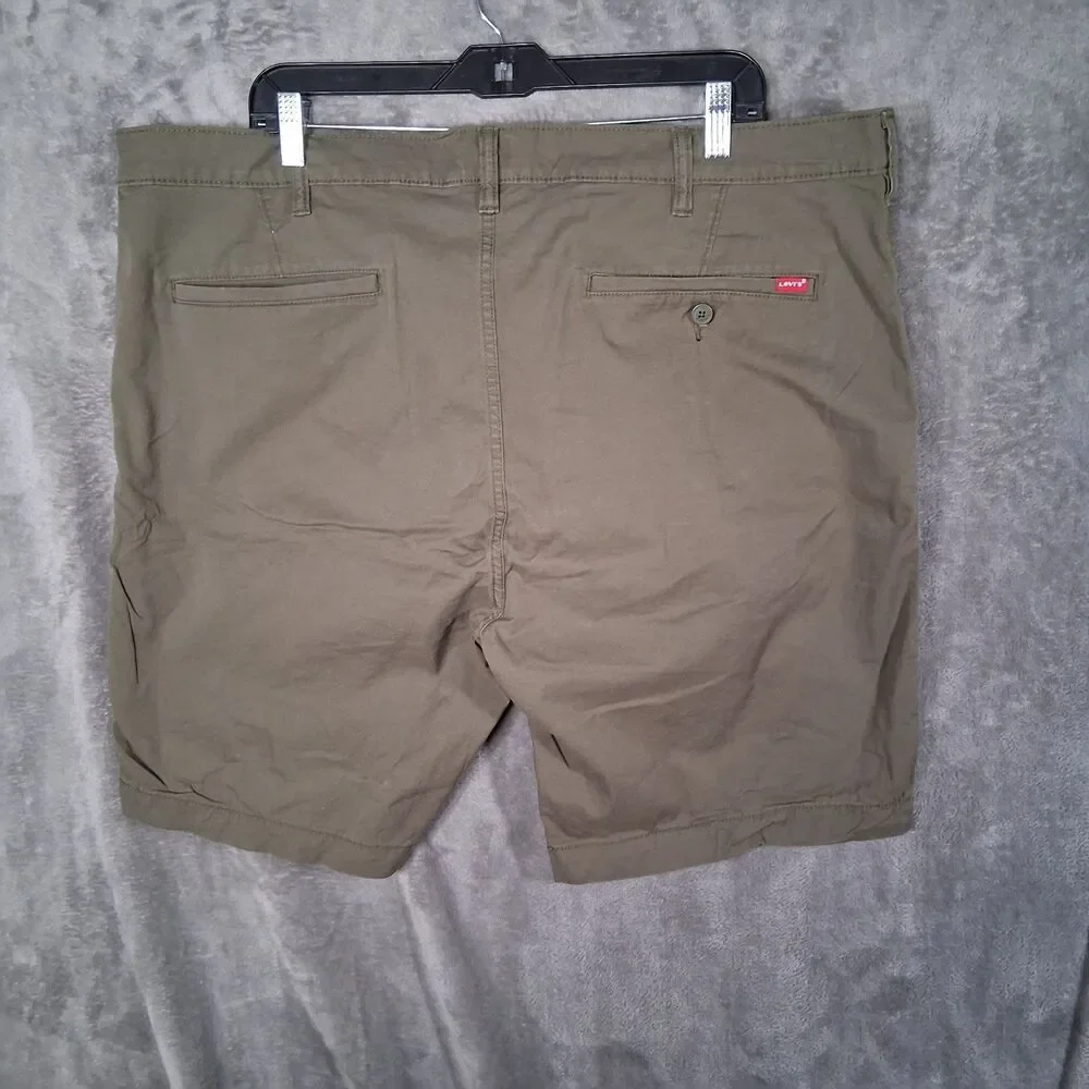 Levis XX Chino‎ Shorts Mens Size 42 Khaki Olive Light Weight Microsand Twill